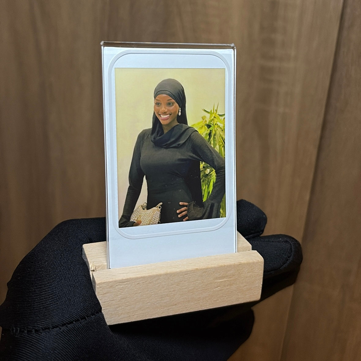 Wooden LED Polaroid Frame