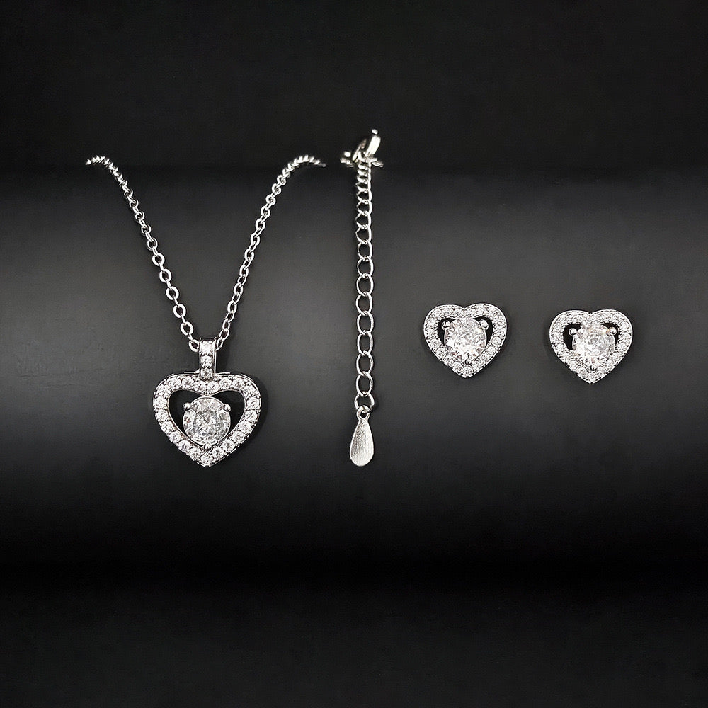 Cupid's Halo Pendant Set