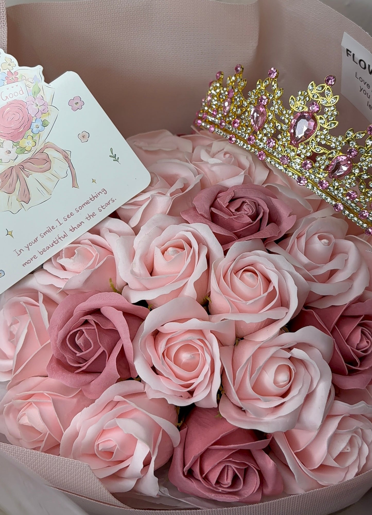 Blush Whisper – 33 Roses Bouquet