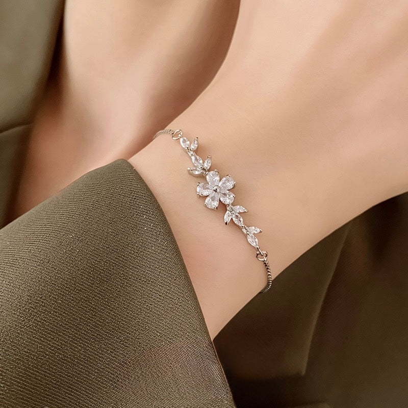 Silver Bloom Bracele