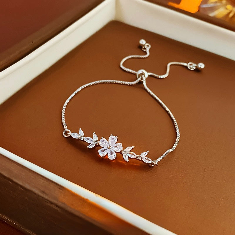 Silver Bloom Bracele