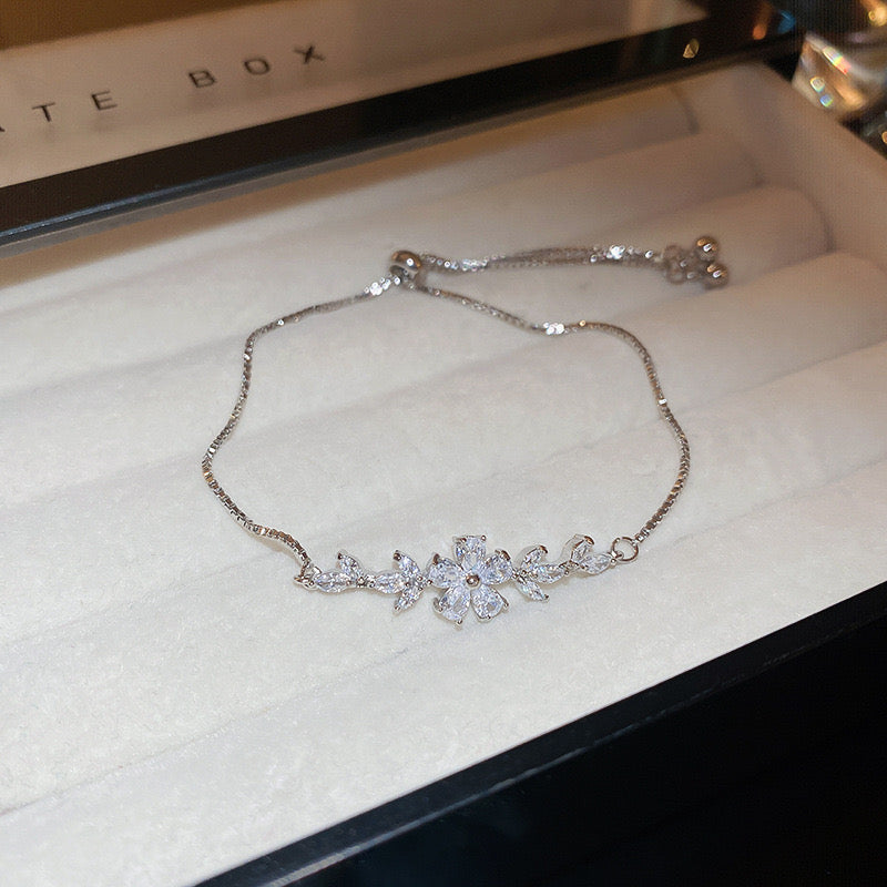 Silver Bloom Bracele