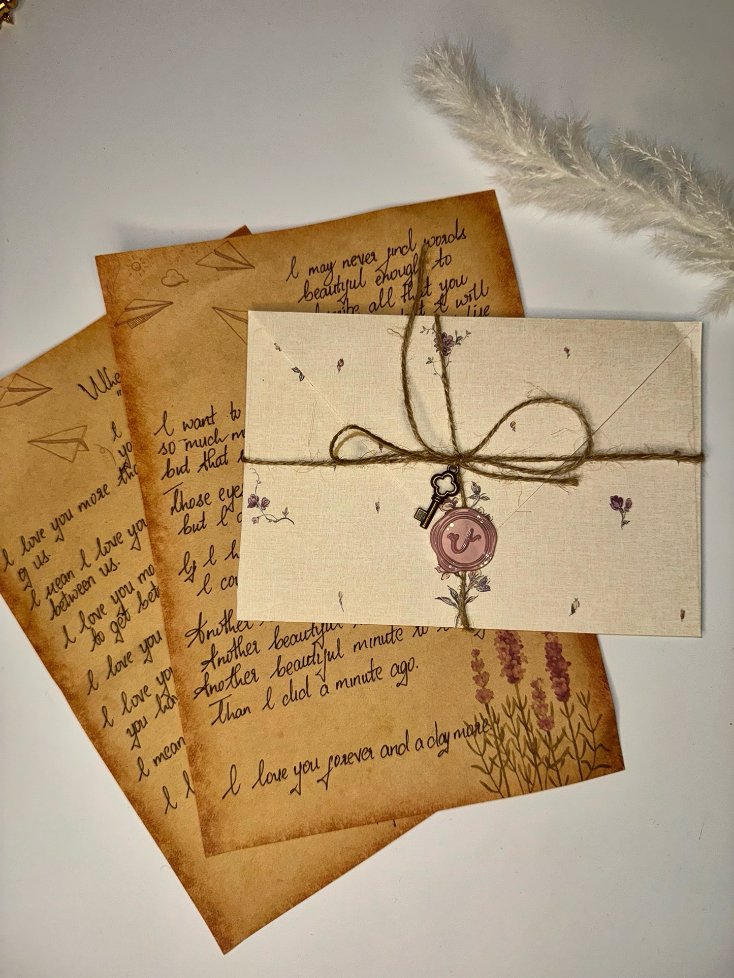 Handwritten Vintage Style Letter