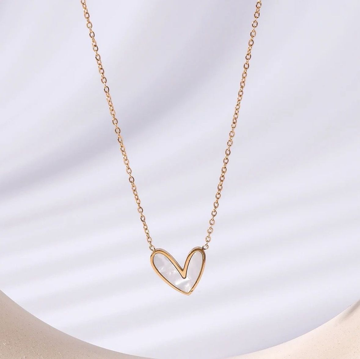 Mira Heart Pendant & Earring Set