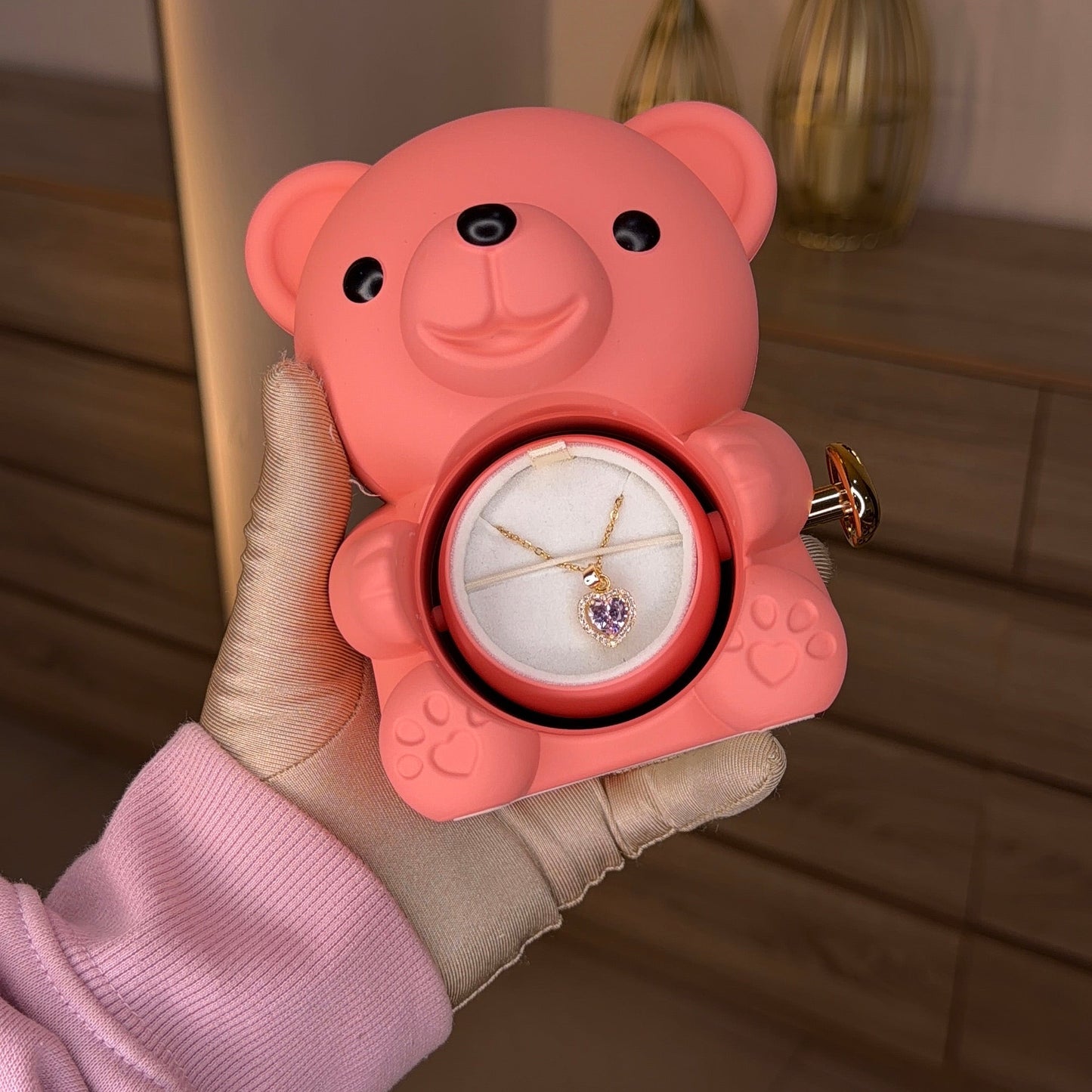 Blush Teddy Surprise