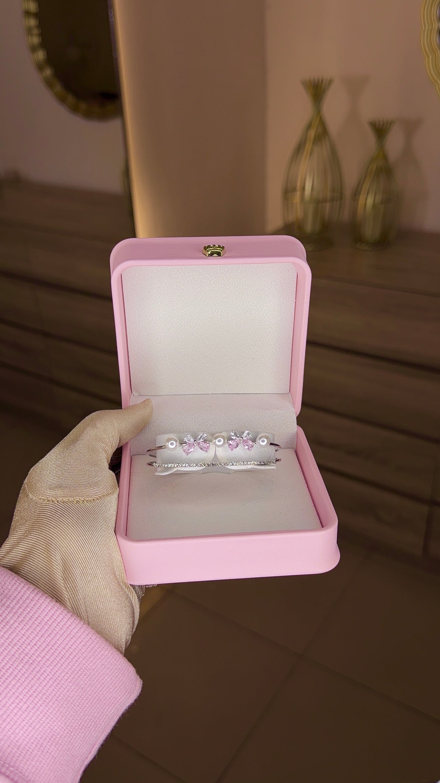 Butterfly Pearl Bracelet