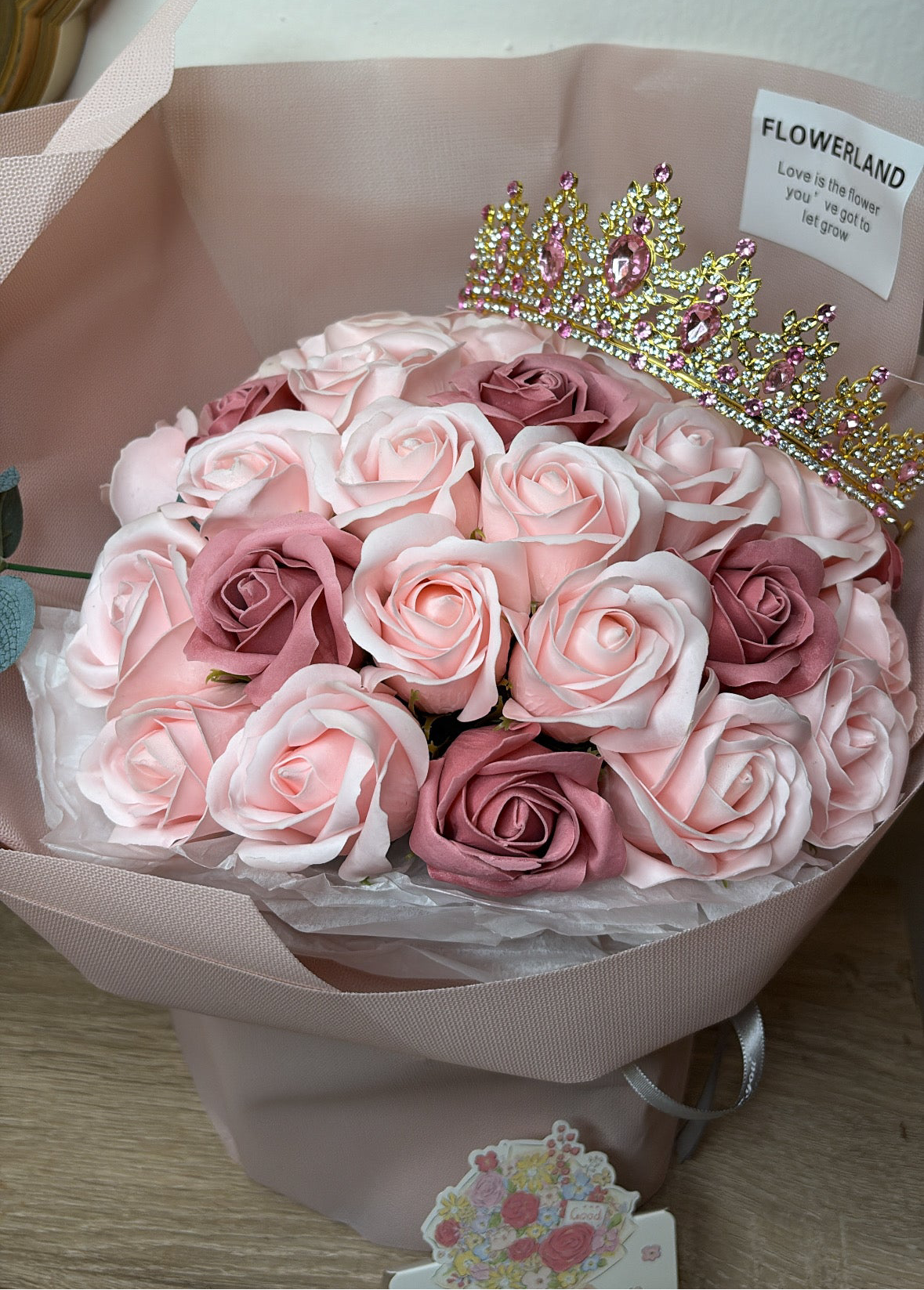 Blush Whisper – 33 Roses Bouquet