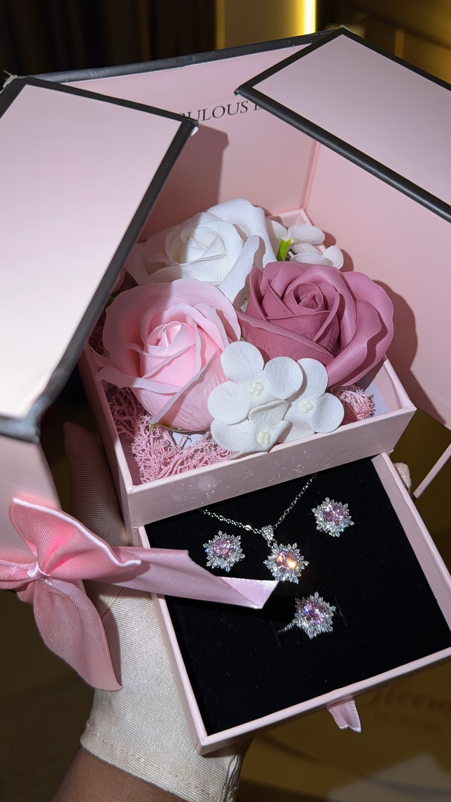 Pink Petals Gift Set
