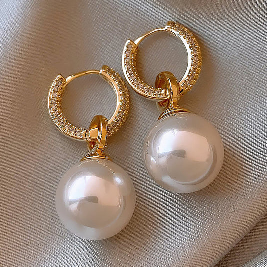 Golden Orb Hoops