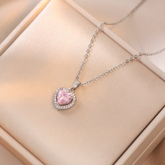Pink Cœur Pendant