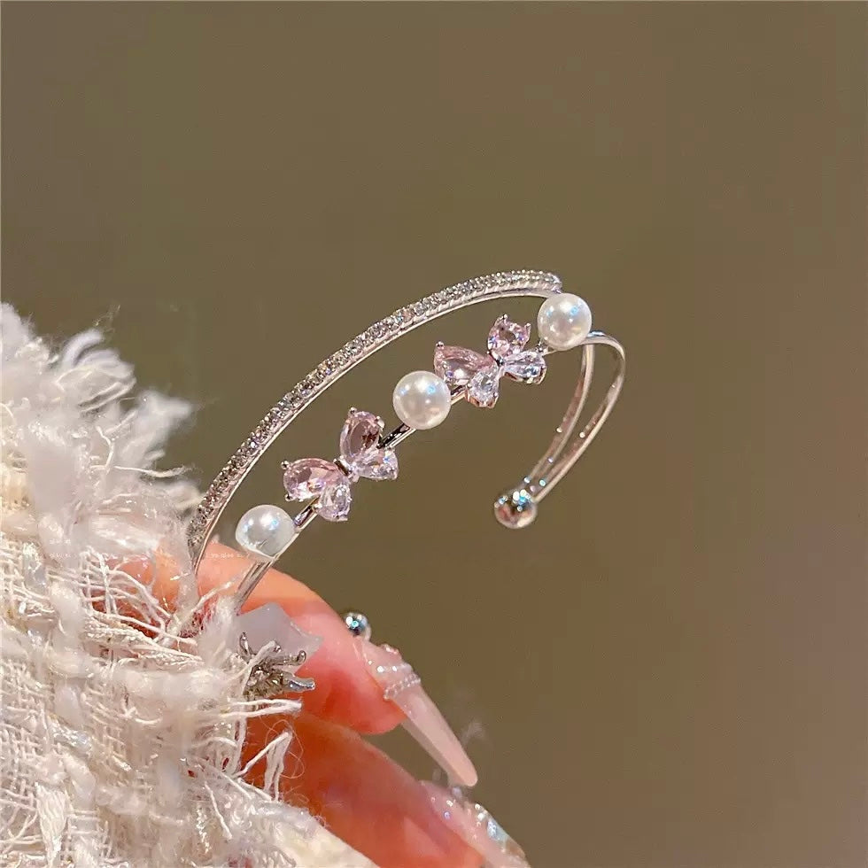 Butterfly Pearl Bracelet