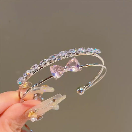 Crystal Bow Bracelet